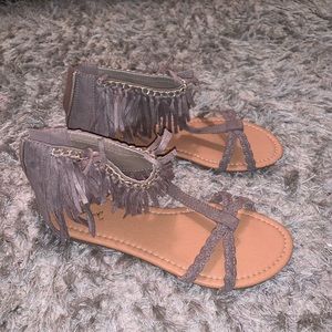 Fringe Sandals